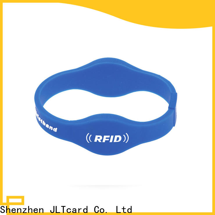 JLTcard rfid silicone wristband wholesale for hospitals