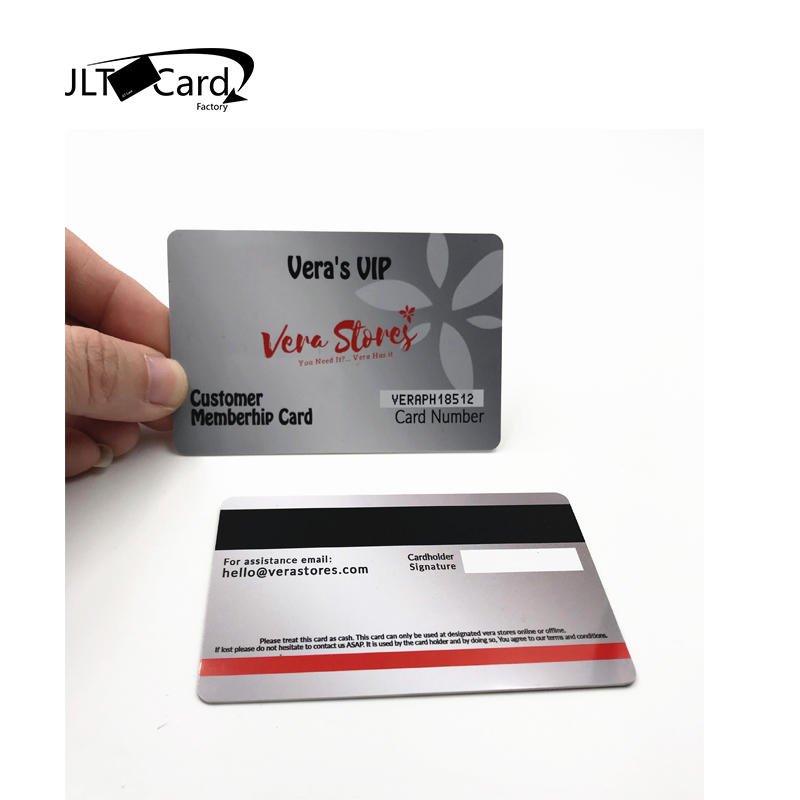 CMYK offset Printing PVC Loco 300oe plastic gift  magnetic stripe card