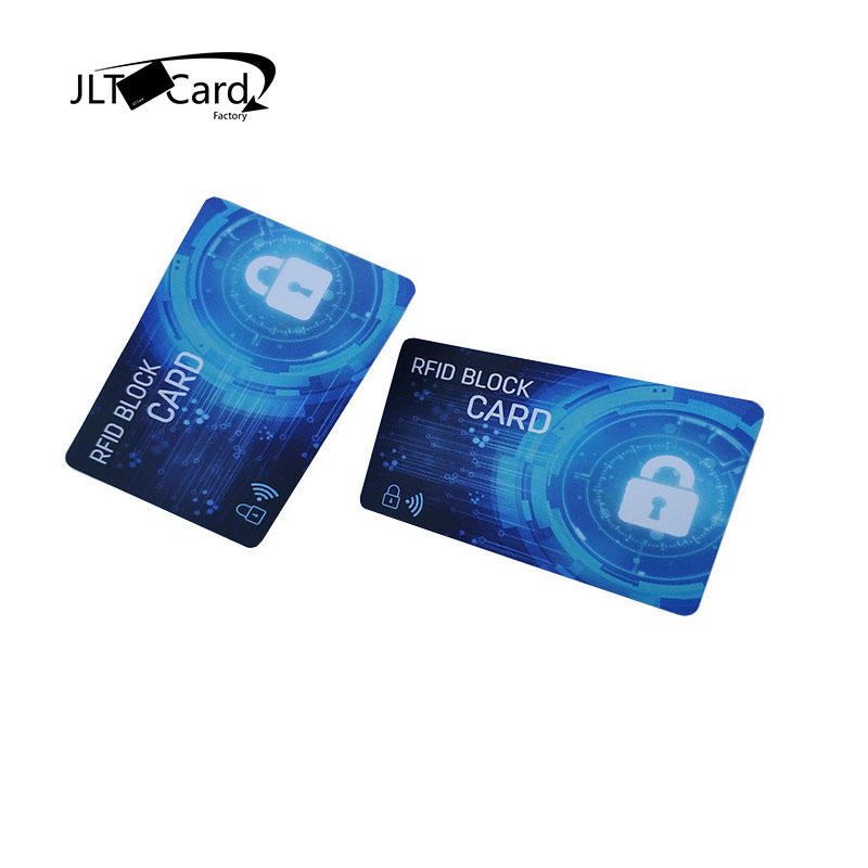 PVC Material and 85.5*54mm Size 13.56mhz RFID blocking card