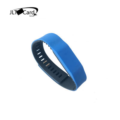 colorful MIFARE PLUS X 2K wristband rfid silicone13.56mhz MIFARE Desfire ev2 4K wristband rfid bracelet cashless payment  