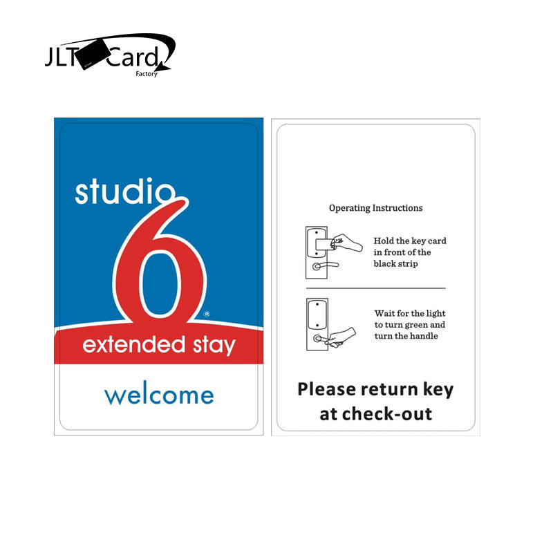 Access Control PVC RFID Hotel Key Card For Hilton/Marriot/Wyndham/Nova/Holiday Inn