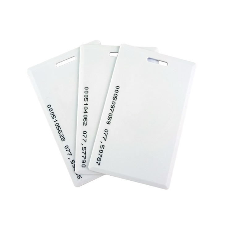 1.8mm Thickness 125Khz TK4100 Chip RFID Proximity Clamshell Card